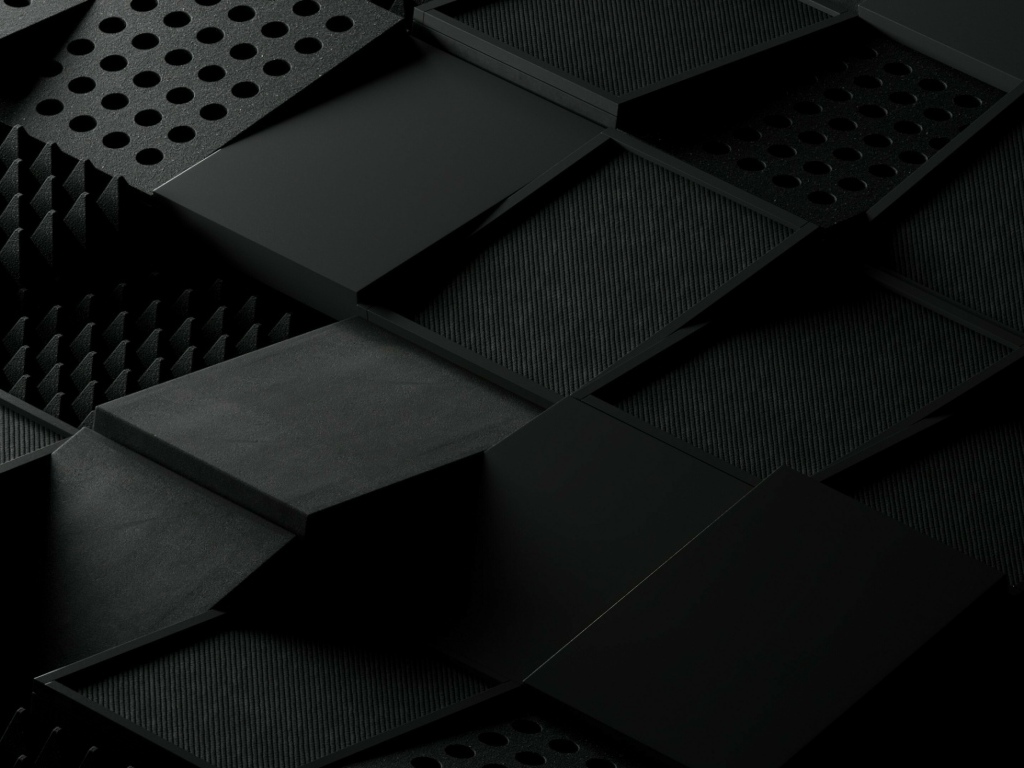 Абстрактные черные квадраты