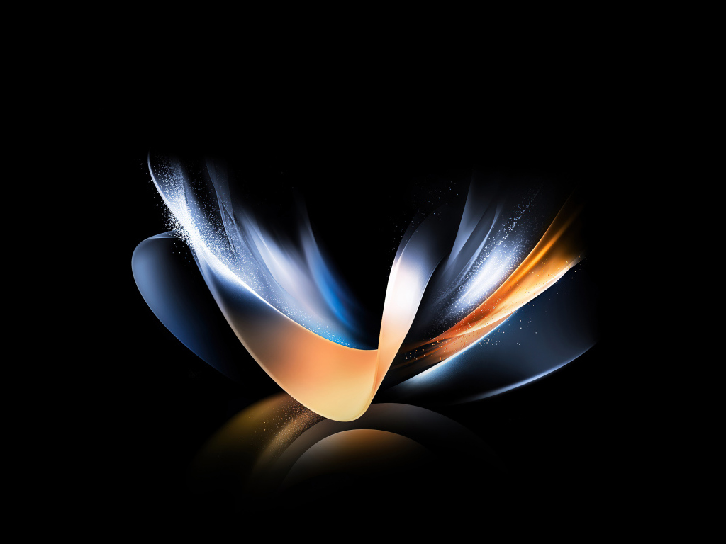 Абстрактный узор на черном фоне