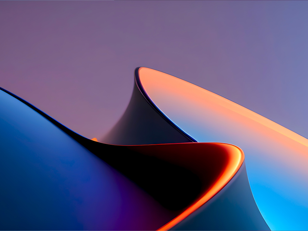 Красивые разноцветные волновые узоры