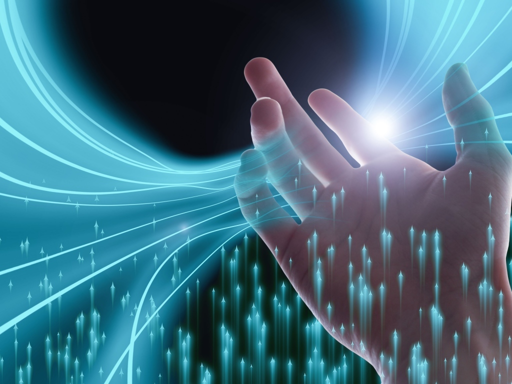 Рука ловит нейронные волны 