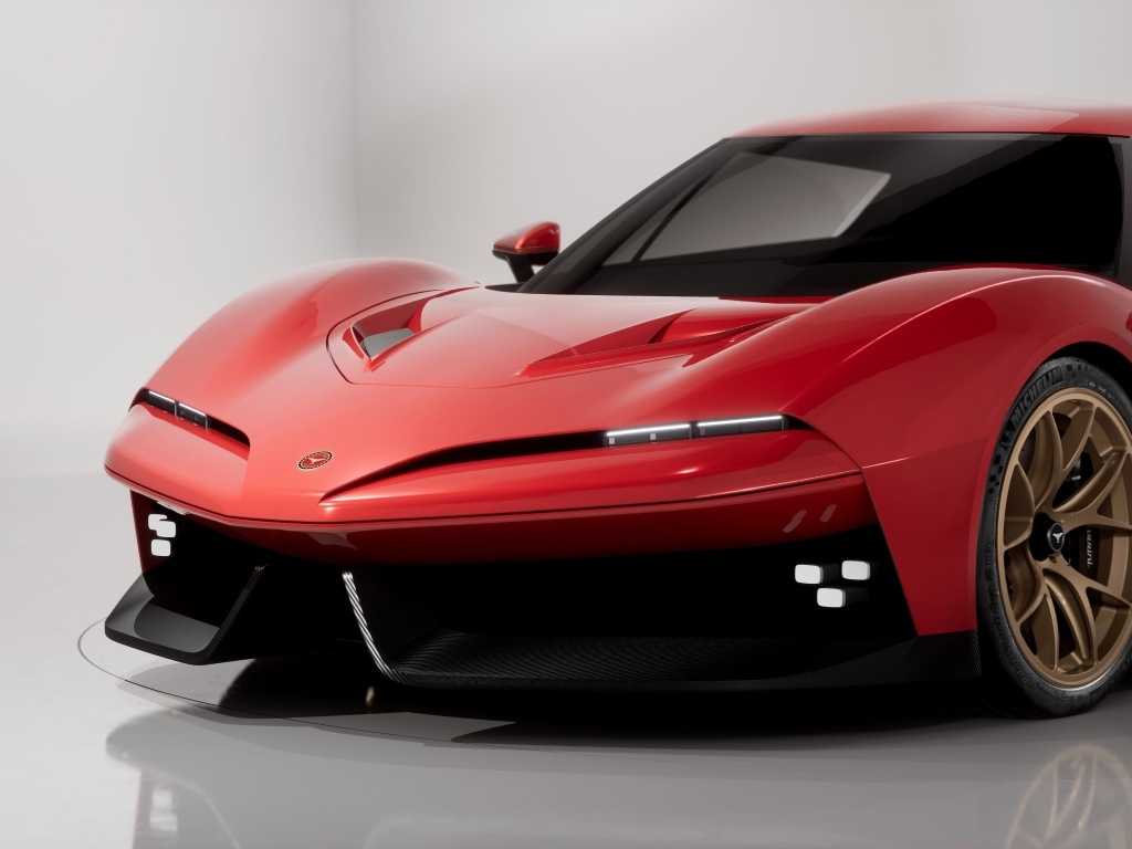 Вид спереди на автомобиль Bizzarrini The Giotto