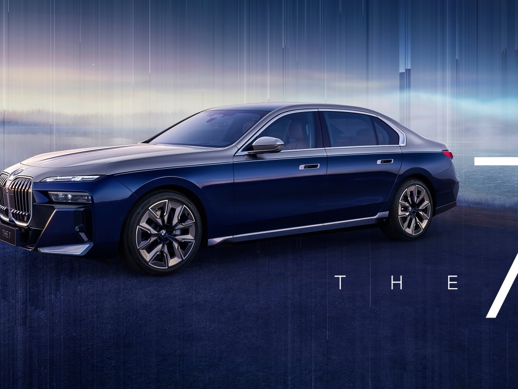 Презентация нового стильного автомобиля BMW I7