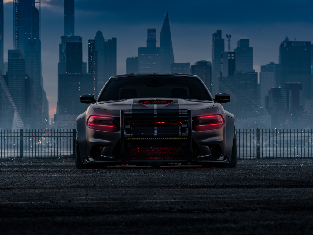 Автомобиль Dodge Charger Hellcat Enforcer вид спереди