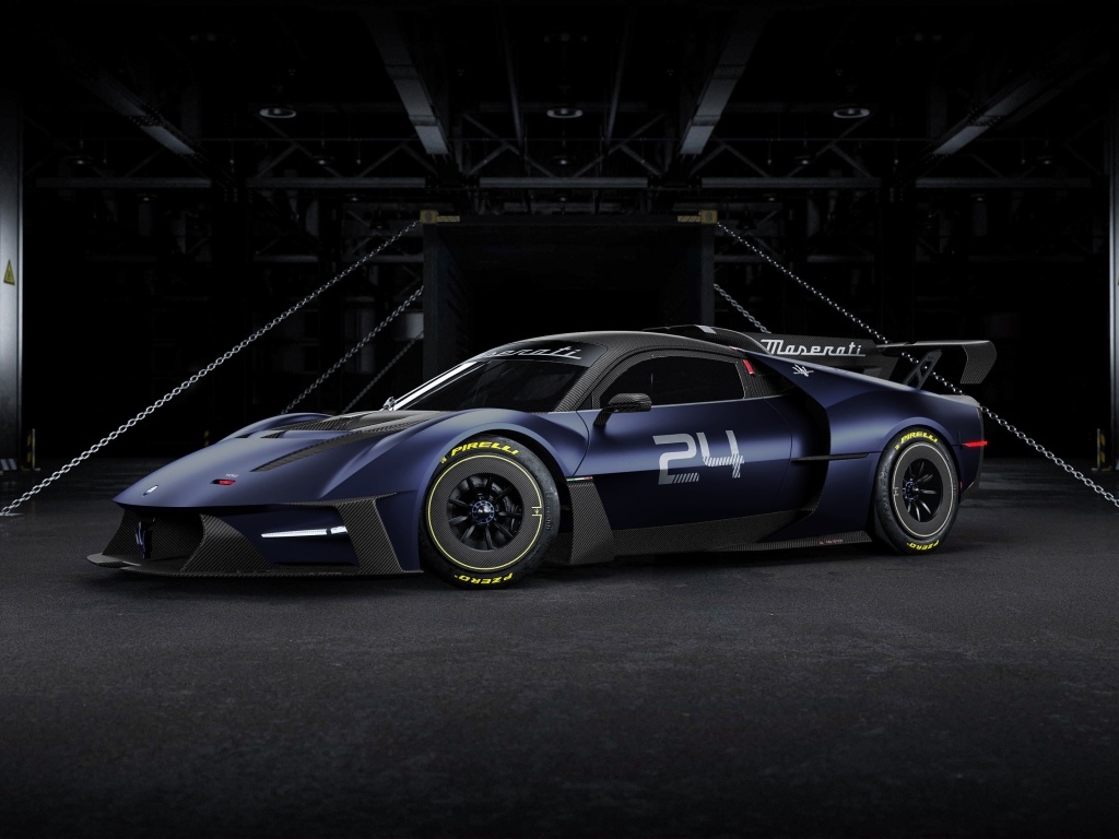 Быстрый спортивный автомобиль Maserati MCXtrema 2024 года