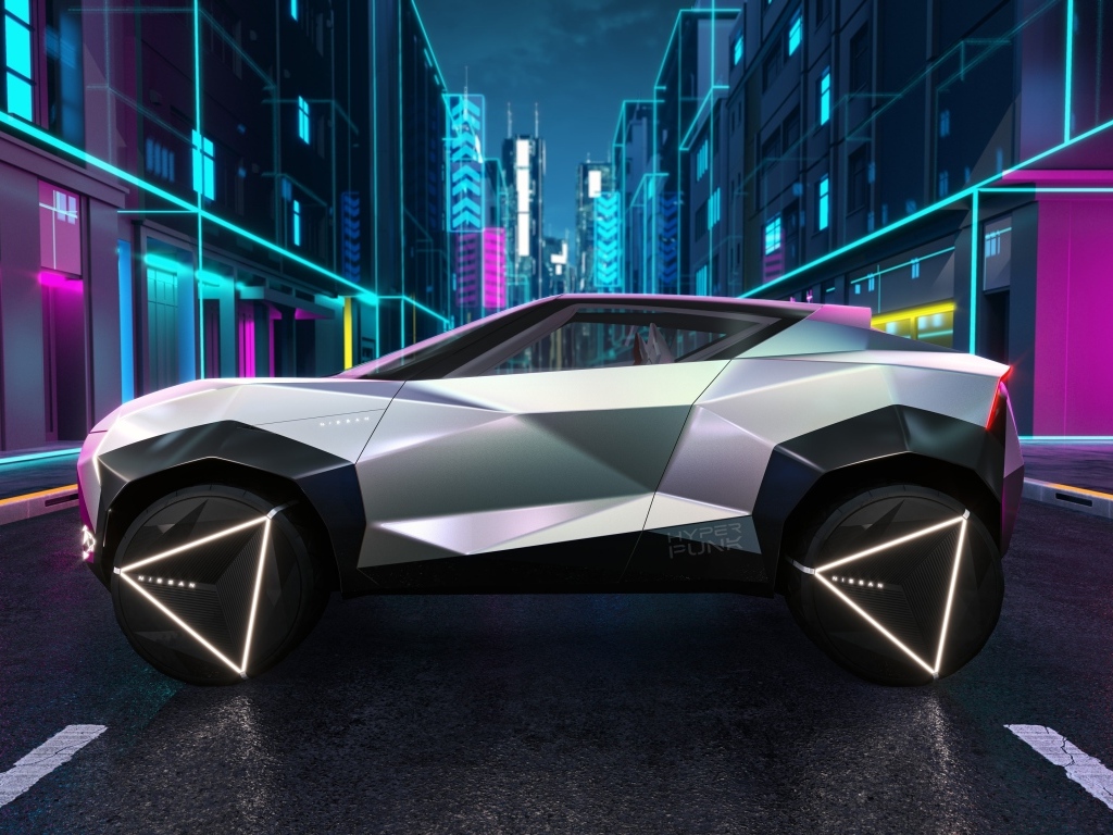 Автомобиль Nissan Hyper Punk вид сбоку