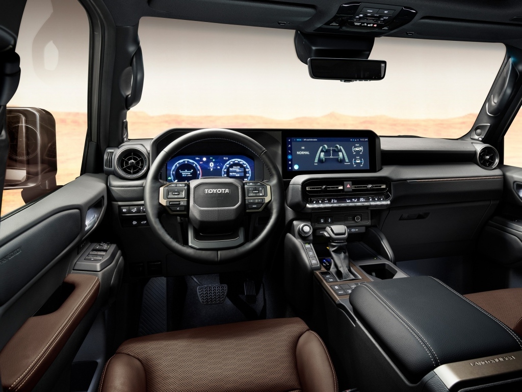 Салон автомобиля Toyota Land Cruiser First Edition 2023 года