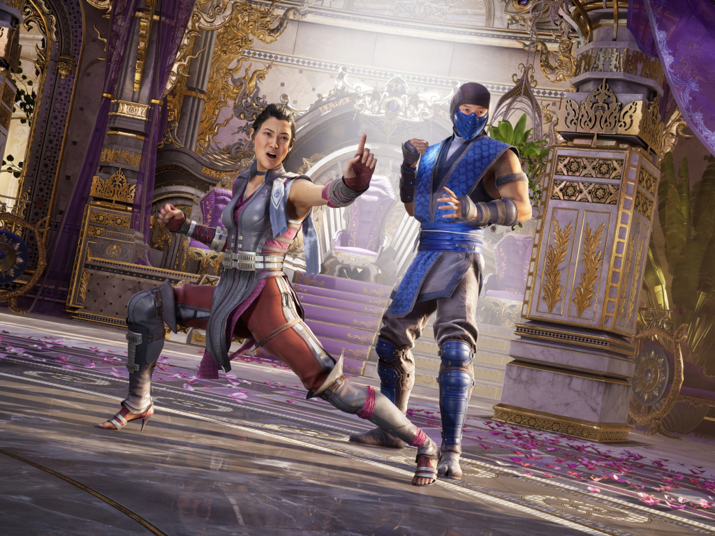 Персонажи Саб Зиро и Ли Мей в компьютерной игре Mortal Kombat 1