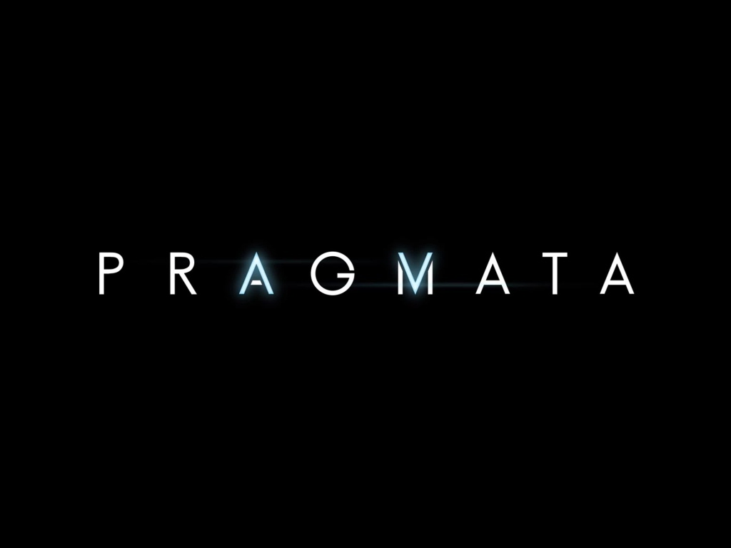 Постер компьютерной игры Pragmata на черном фоне