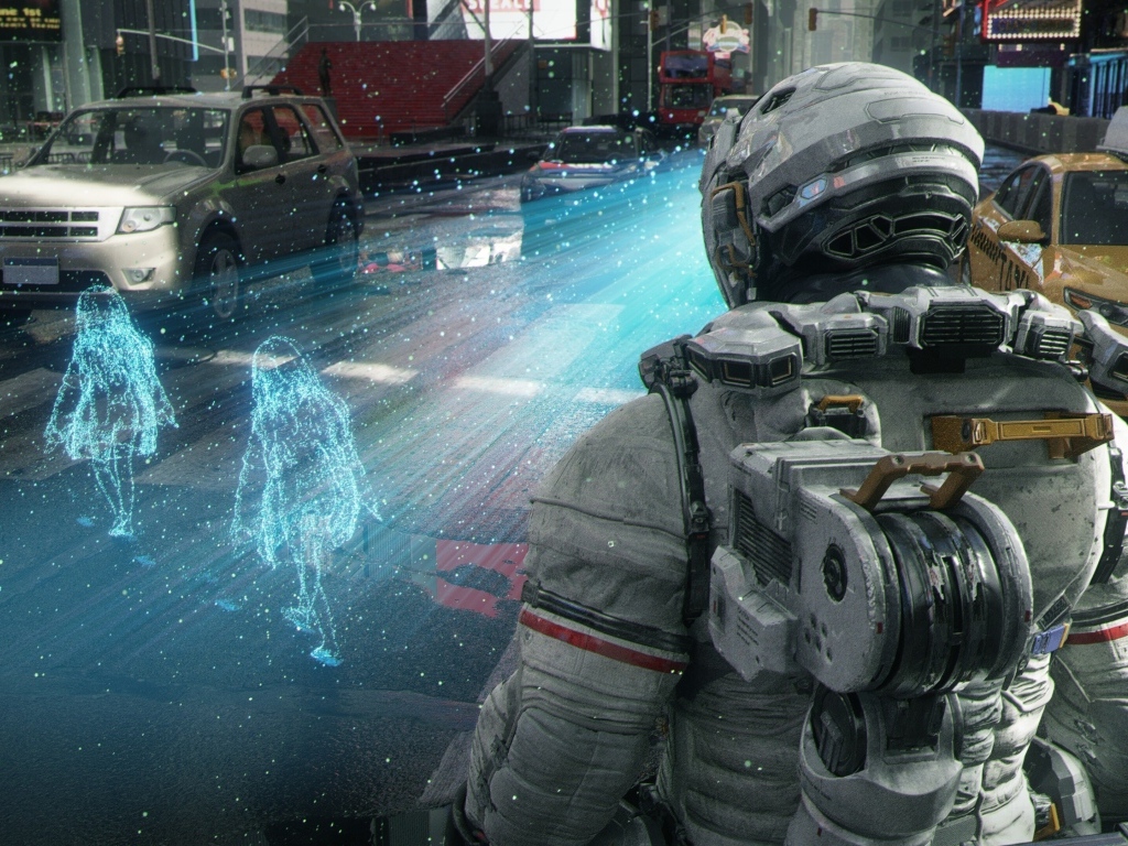 Скриншот компьютерной игры Pragmata, 2023