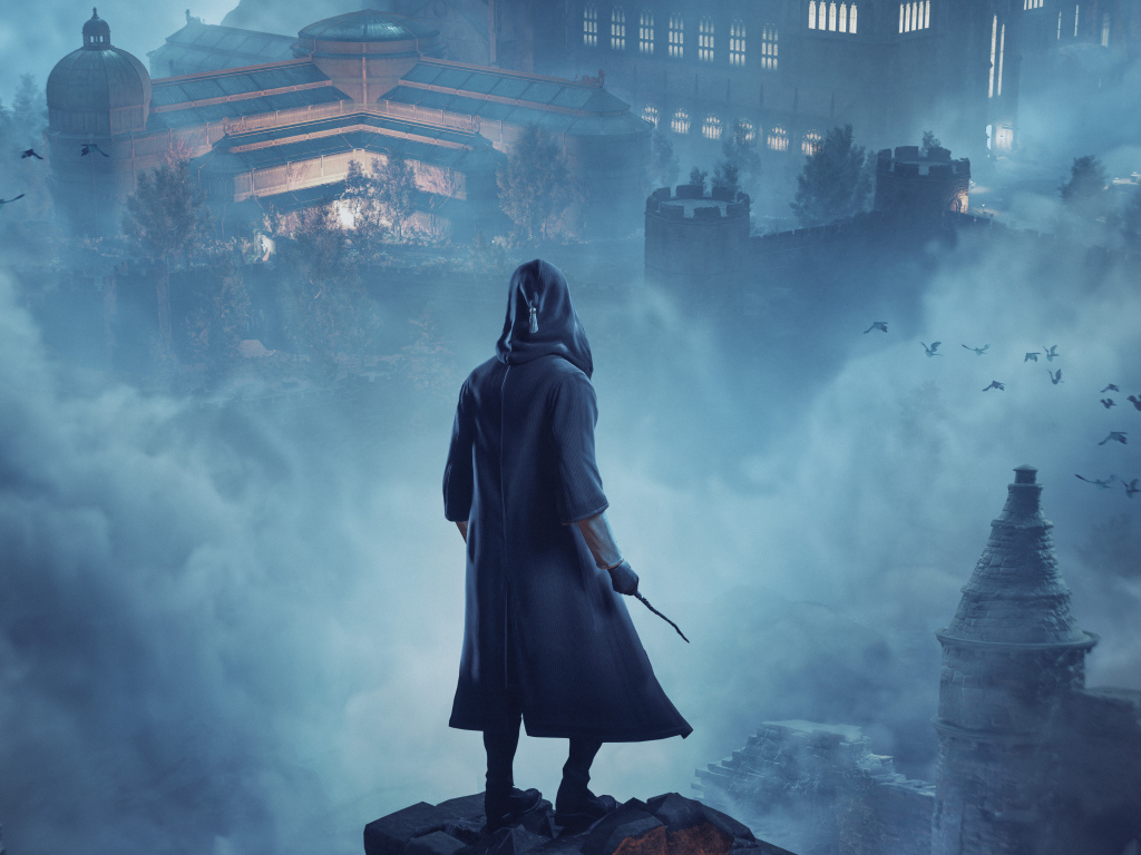 Волшебник из компьютерной игры Hogwarts Legacy