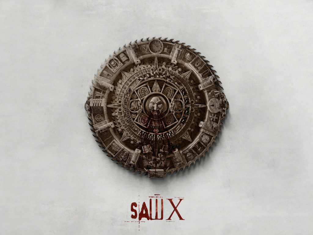 Логотип нового фильма Пила 10, 2023