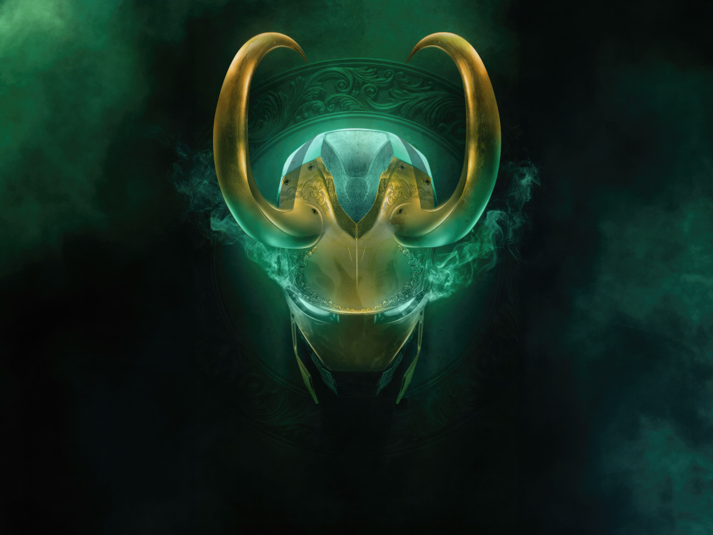 Шлем Локи с рогами