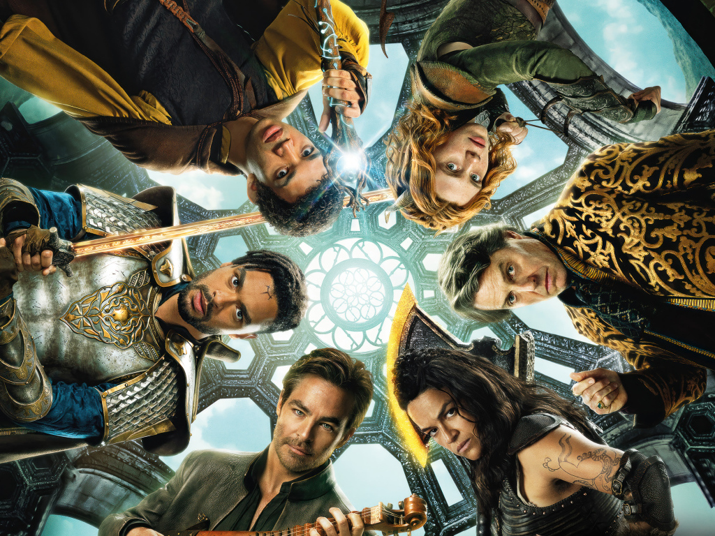 Постер нового фильма Подземелья и драконы: Честь среди воров, 2023