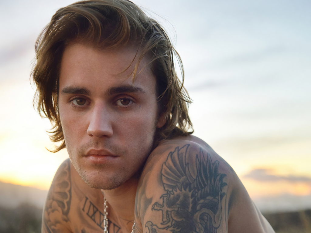 Молодой парень, певец  Джастин Бибер