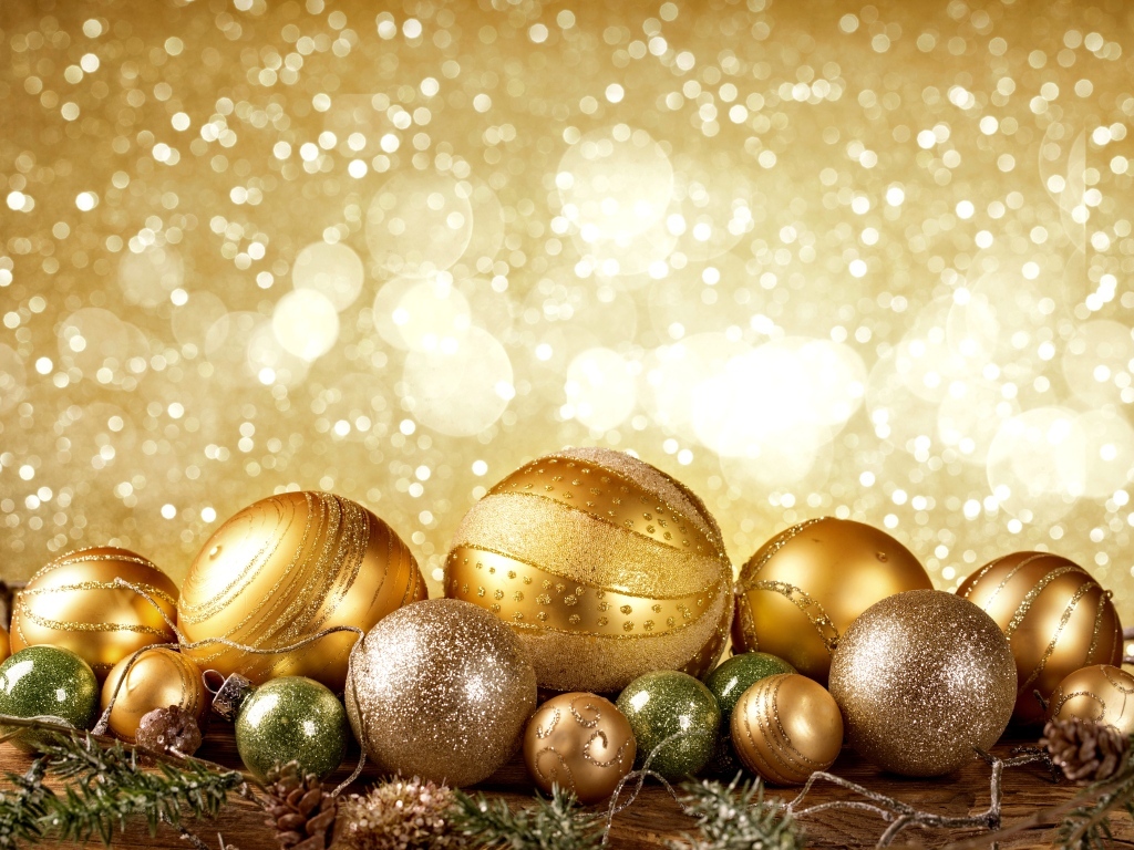 Красивые новогодние игрушки шаблон для открытки