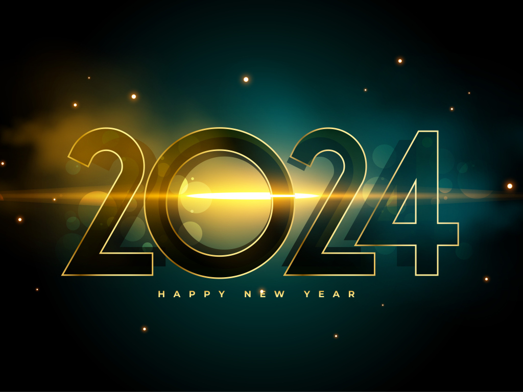Открытка на новый год 2024 