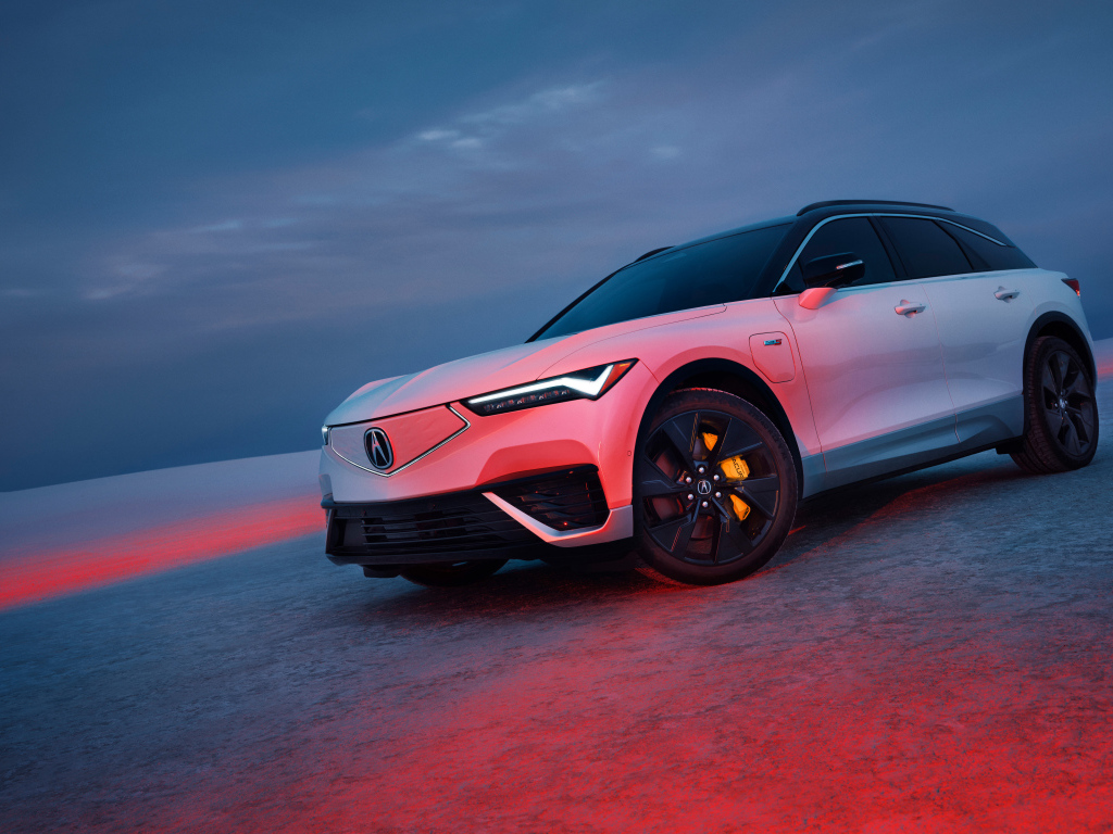 Белый внедорожник Acura ZDX Type S 2024 года