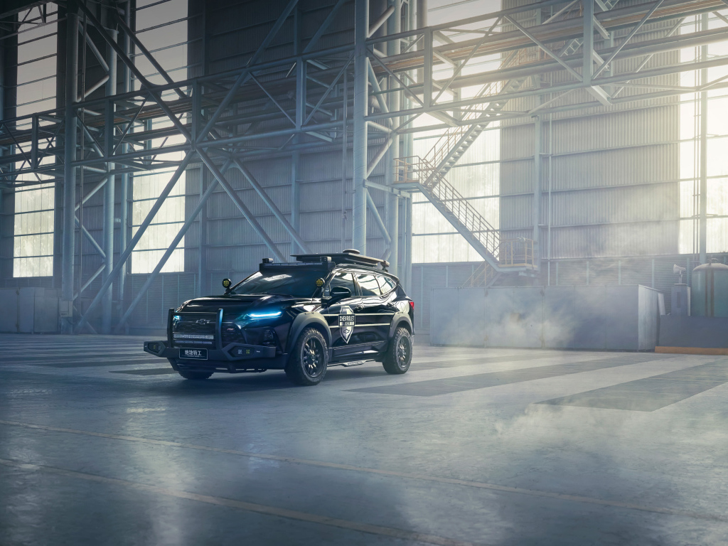 Автомобиль Chevrolet Trailblazer Jedi Agent Edition в ангаре