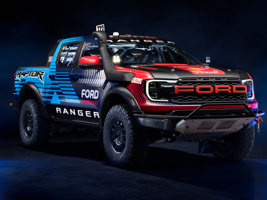Большой Ford Ranger Raptor Race Truck 2024 года