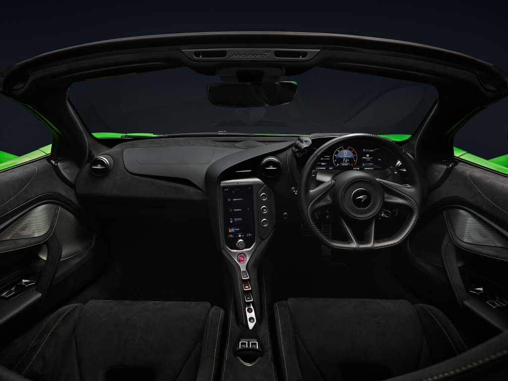 Салон автомобиля McLaren 750S