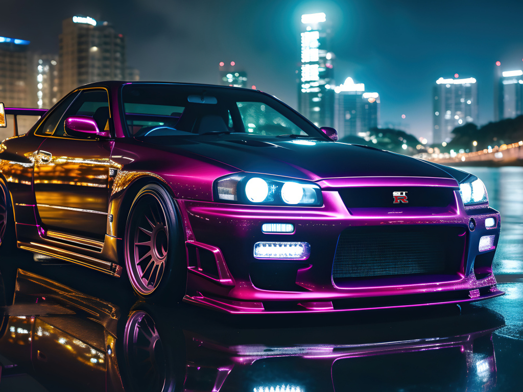 Спортивный автомобиль Nissan Skyline GT-R R34