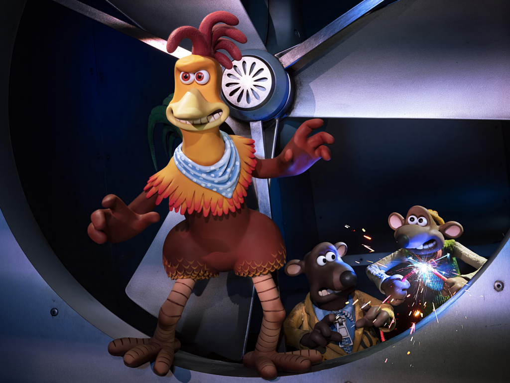 Персонажи мультфильма Побег из курятника 2