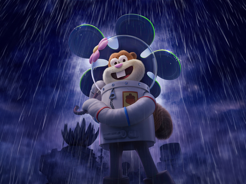 Персонаж Сэнди в мультфильме Спасение Бикини Боттом: Фильм Сэнди Чикс