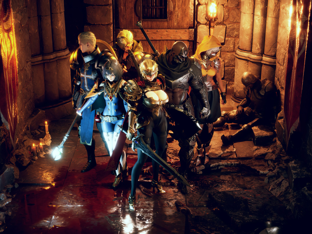 Персонажи компьютерной игры Dungeon Stalkers, 2024