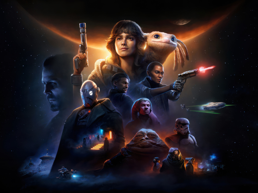 Персонажи новой компьютерной игры Star Wars Outlaws, 2024