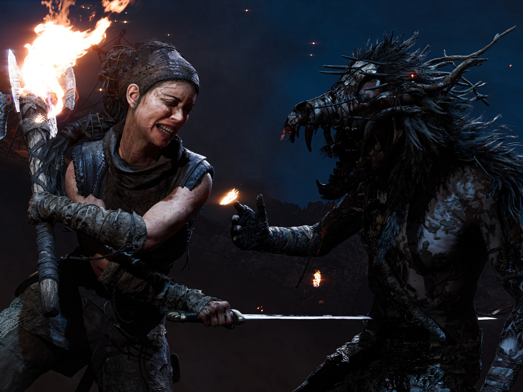 Кадр компьютерной игры Senua’s Saga: Hellblade II, 2024