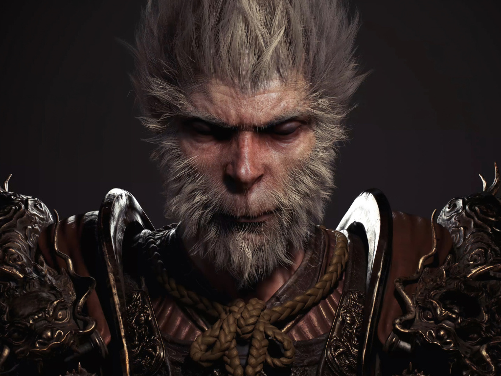 Герой новой компьютерной игры Black Myth. Wukong, 2024