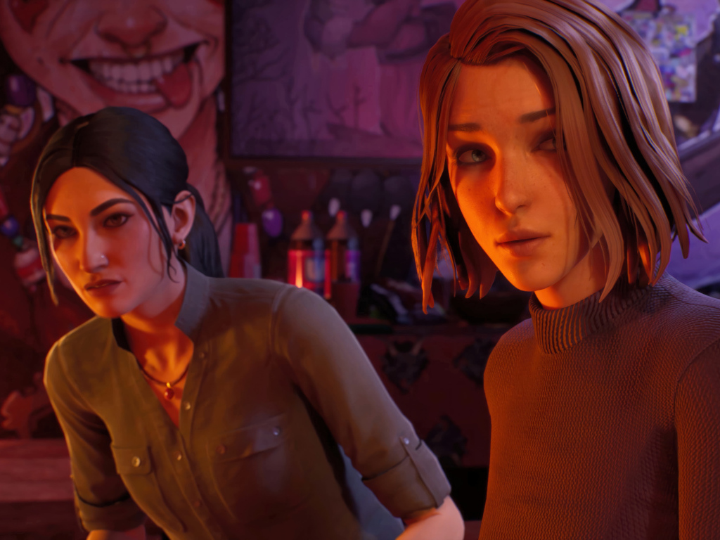 Две девушки персонажи компьютерной игры Life is Strange: Double Exposure
