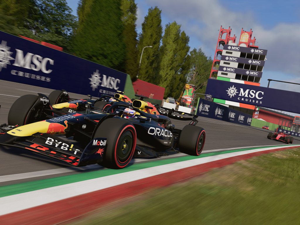 Постер видео игры f1 24 racing game