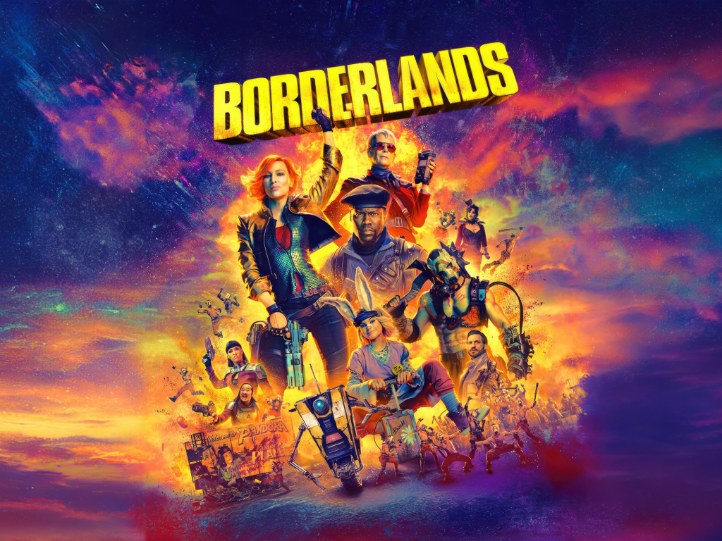 Яркий постер нового фильма Бордерлендс, 2024