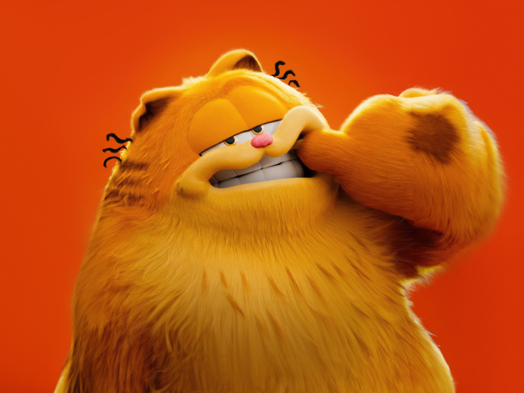 Кот Вик персонаж нового мультфильма Гарфилд в кино, 2024