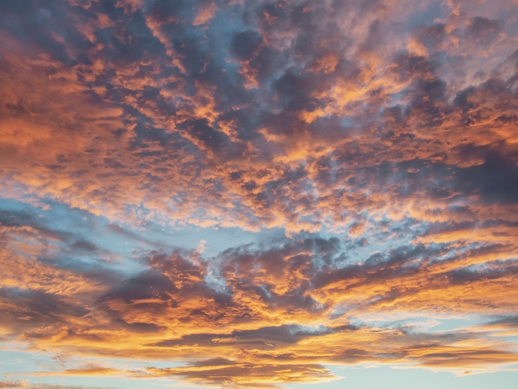 Густые темные облака в небе