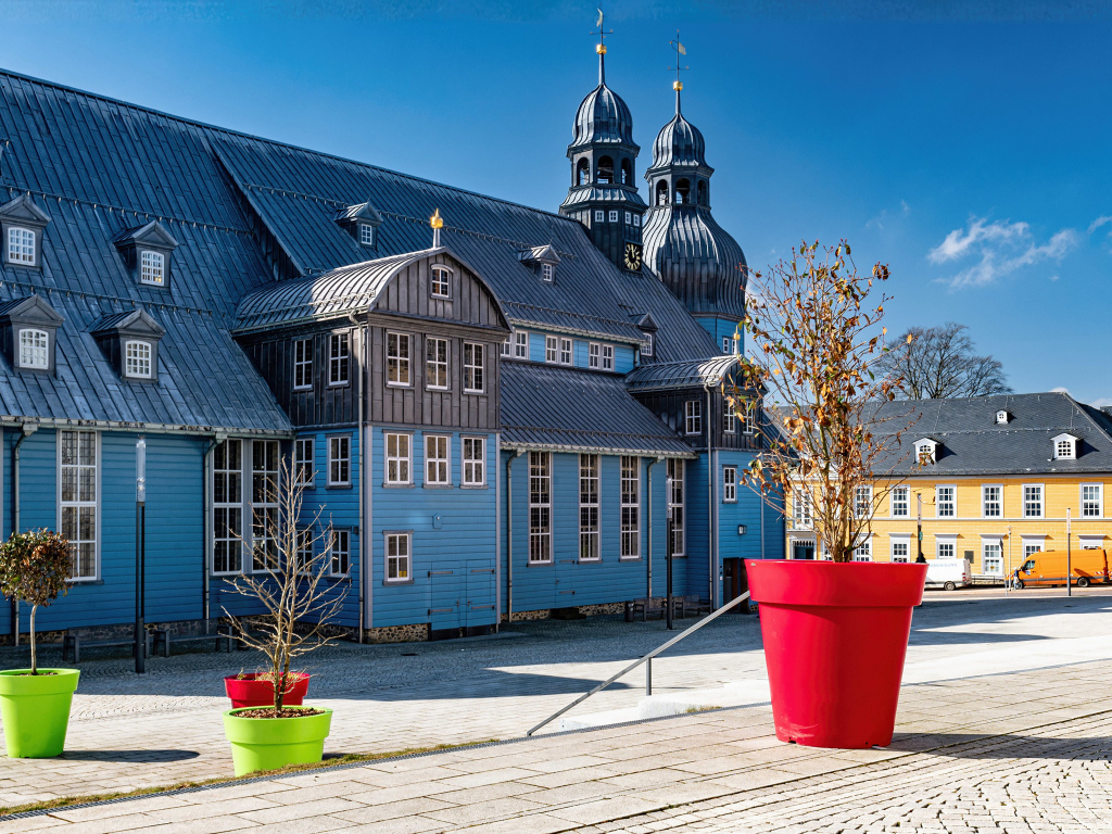 Церковь в городе Клаусталь-Целлерфельд, Германия
