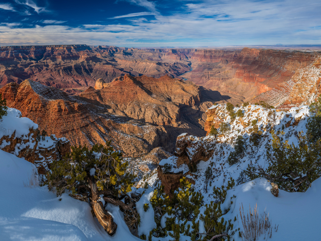 Красивая панорама парка Гранд-Каньон парк Каньон, США