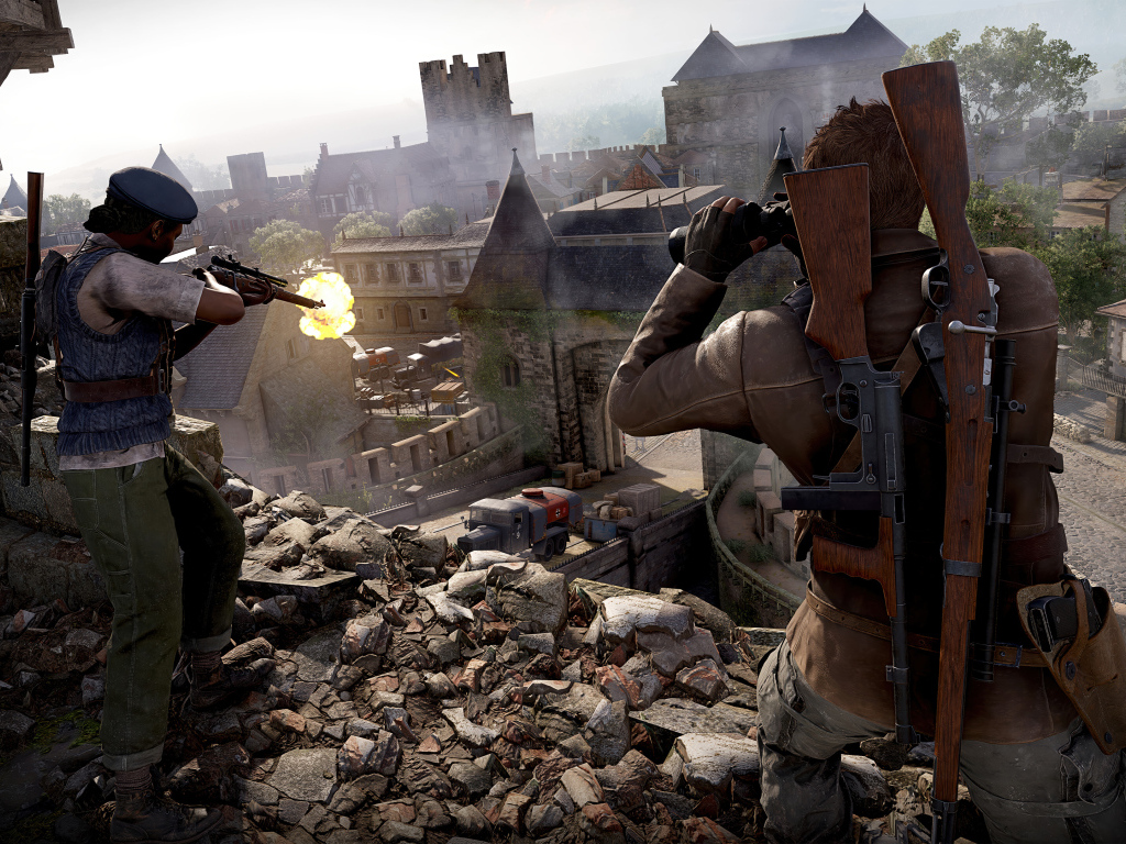 Кадр новой видеоигры Sniper Elite: Resistance