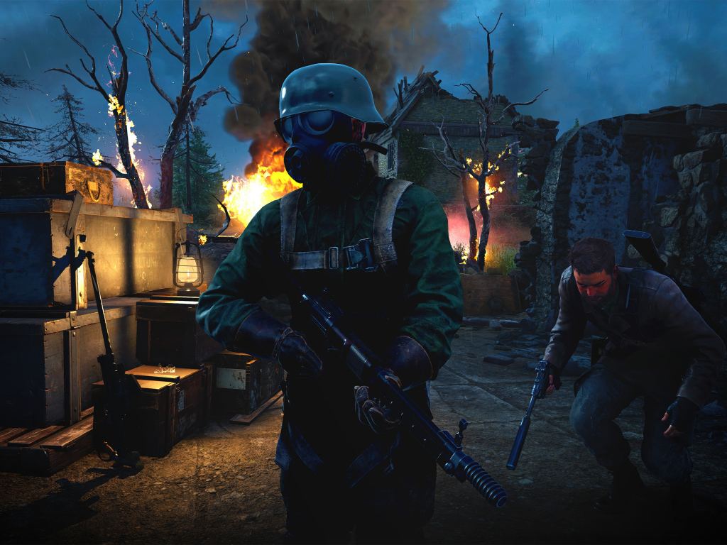 Солдаты в городе видеоигре Sniper Elite: Resistance