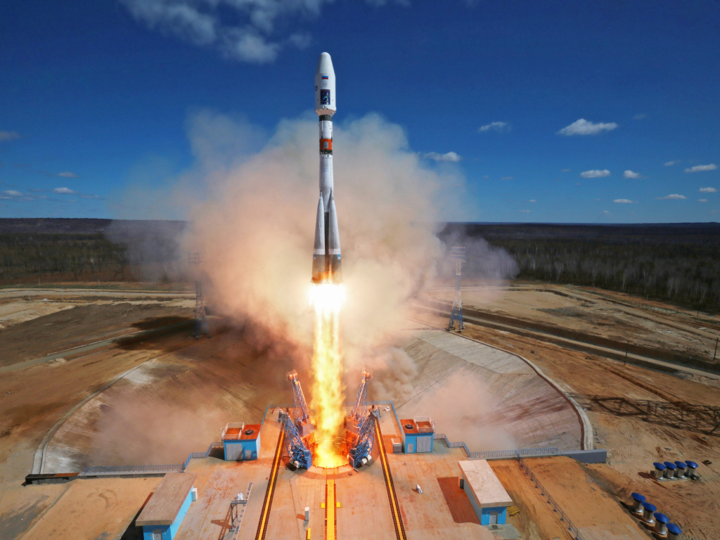 Запуск космического корабля, Россия