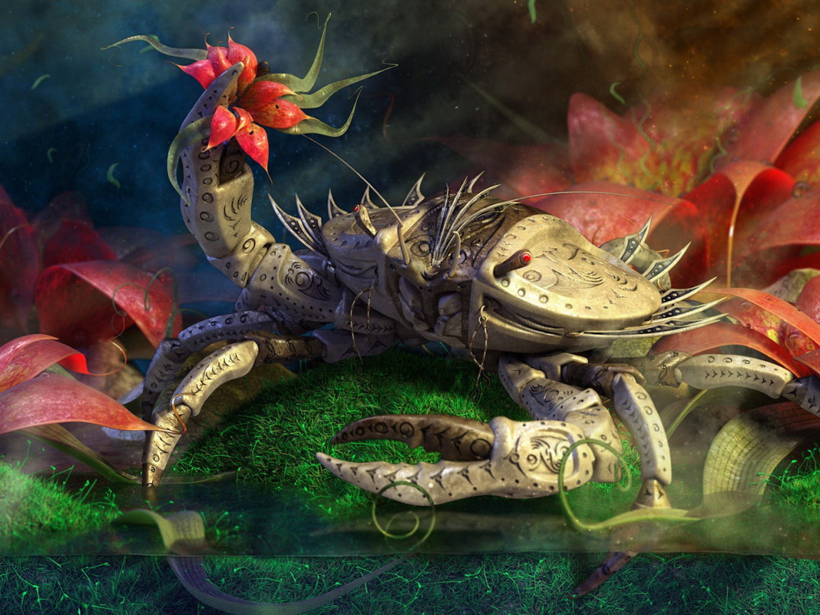 Металлический краб