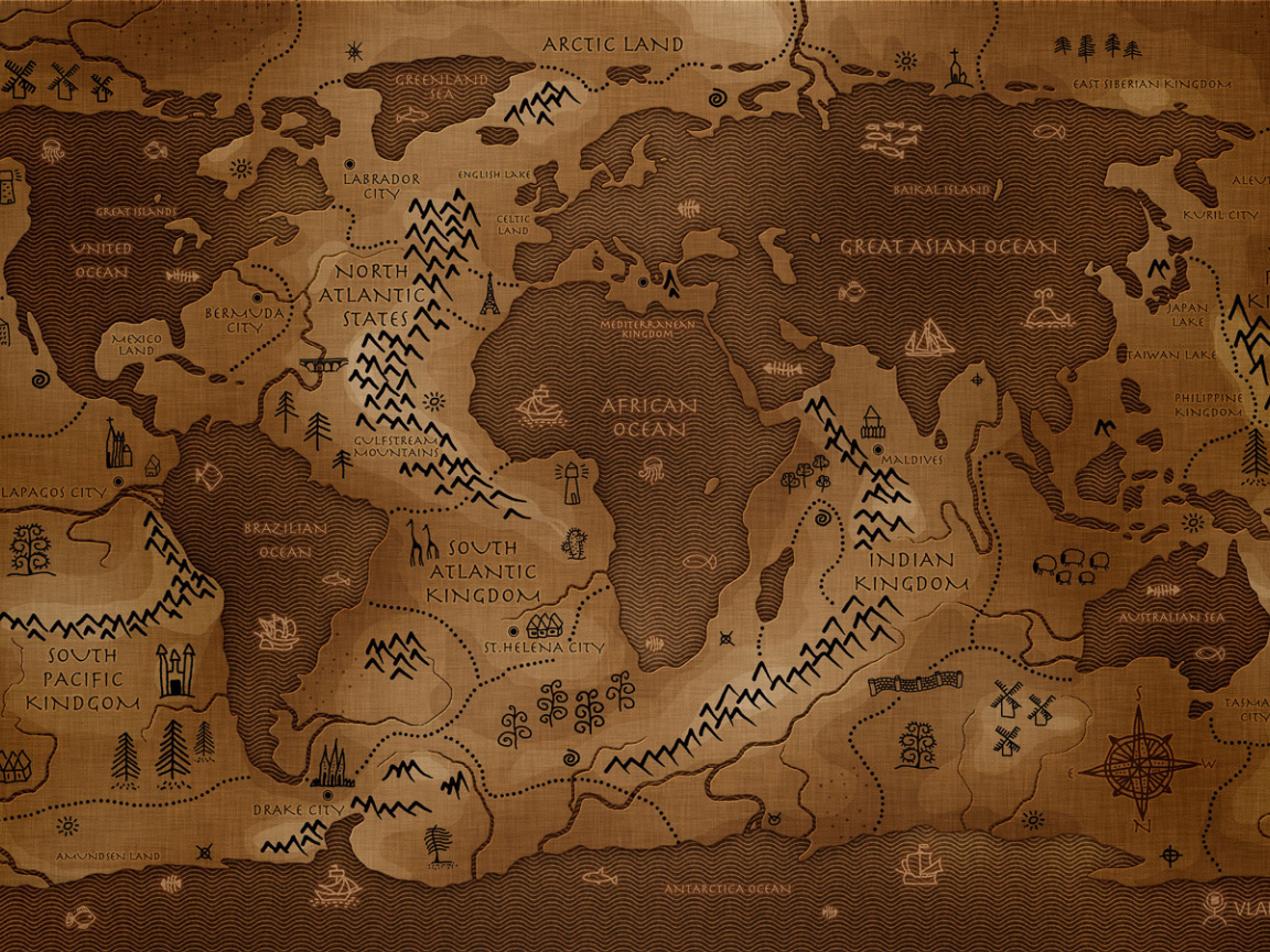 Карта наоборот