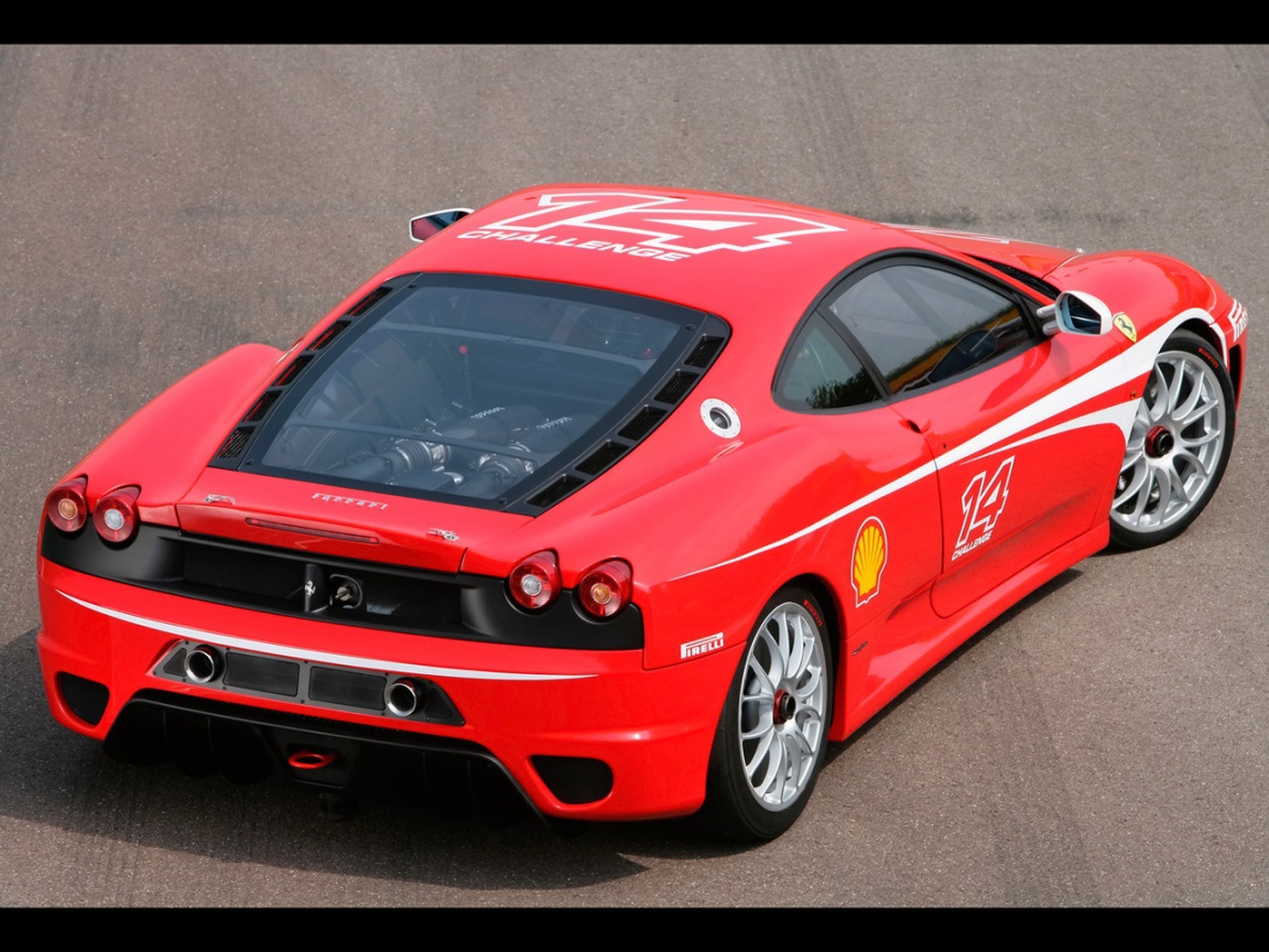  Ferrari вид сверху