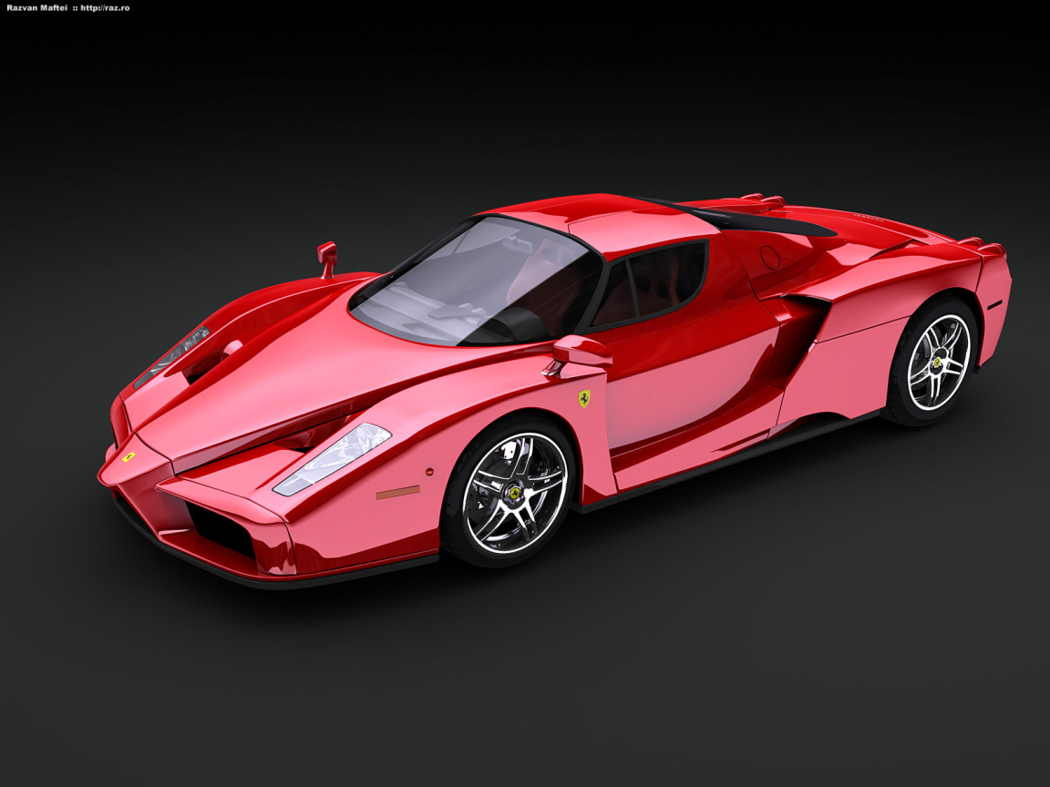 Красный Ferrari Enzo