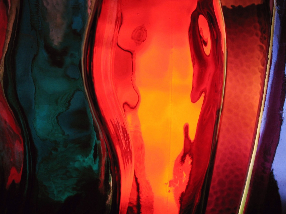 Окрашеная бутылка