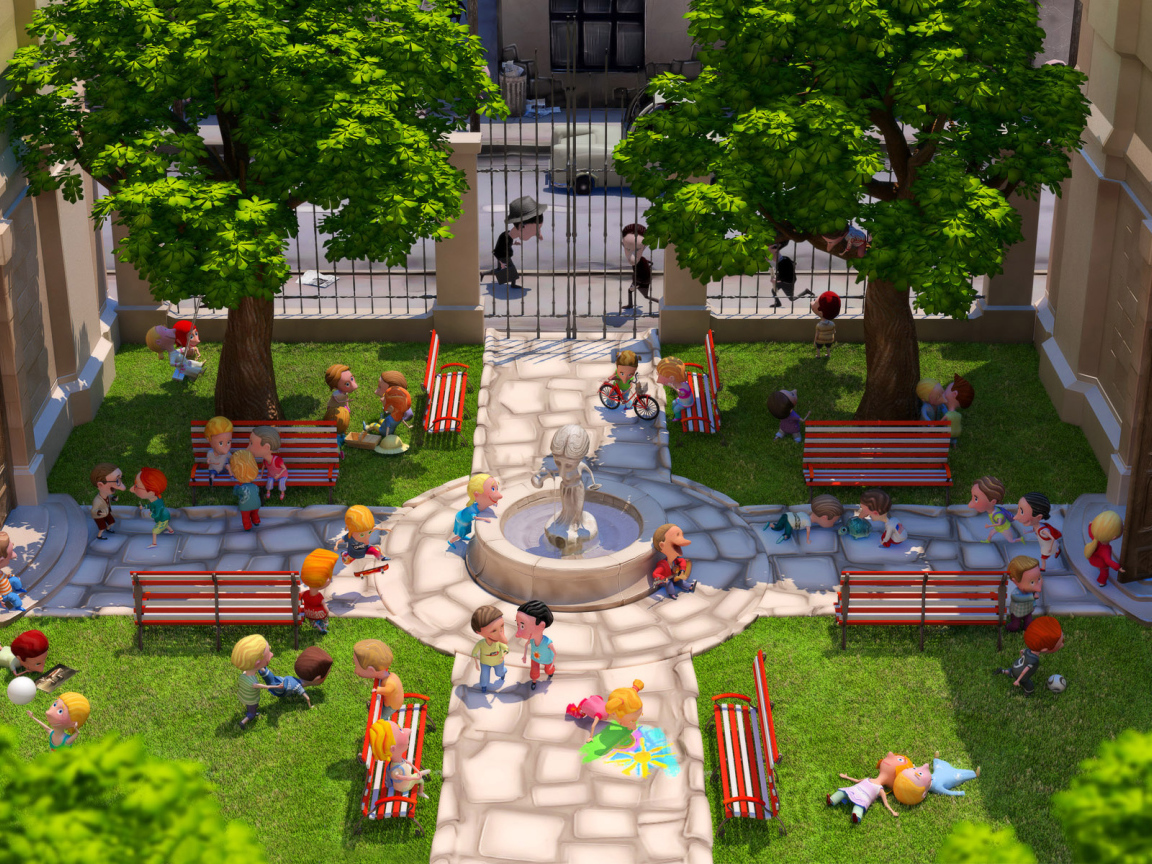 Школьный двор