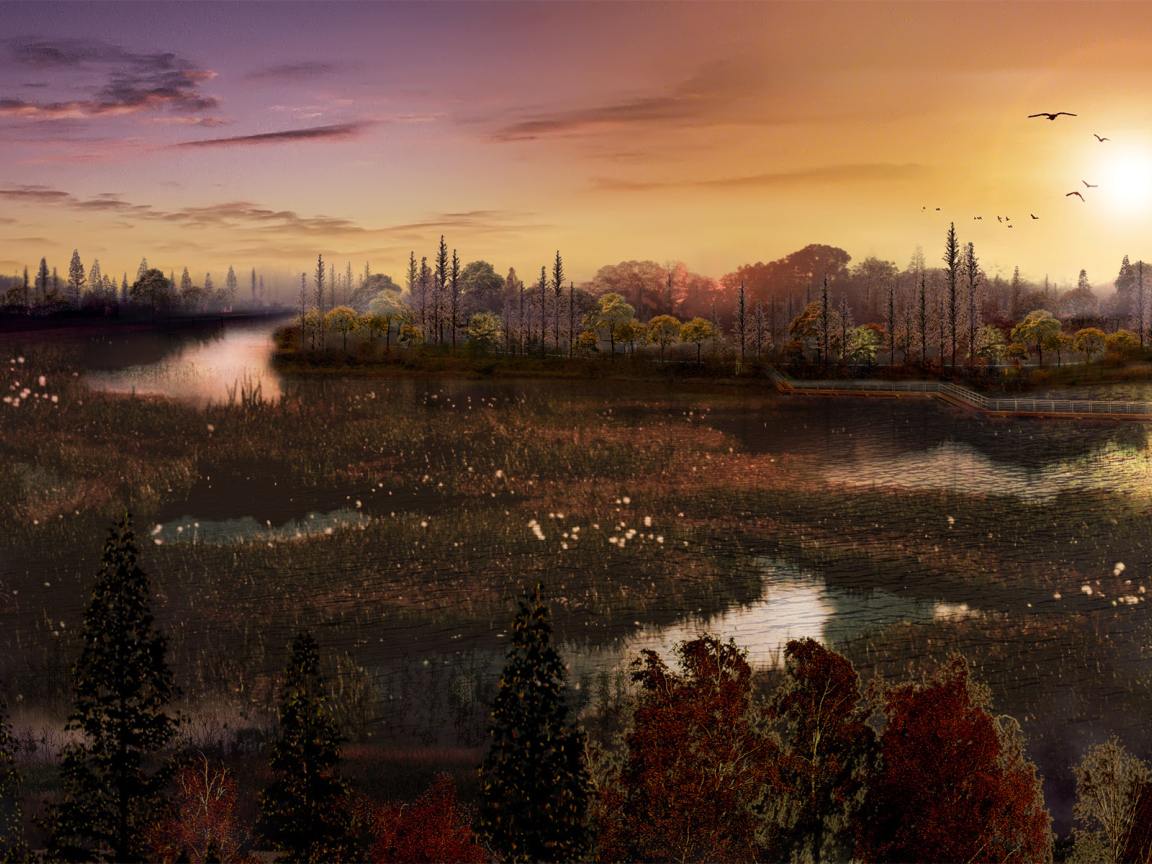 Красивый пейзаж