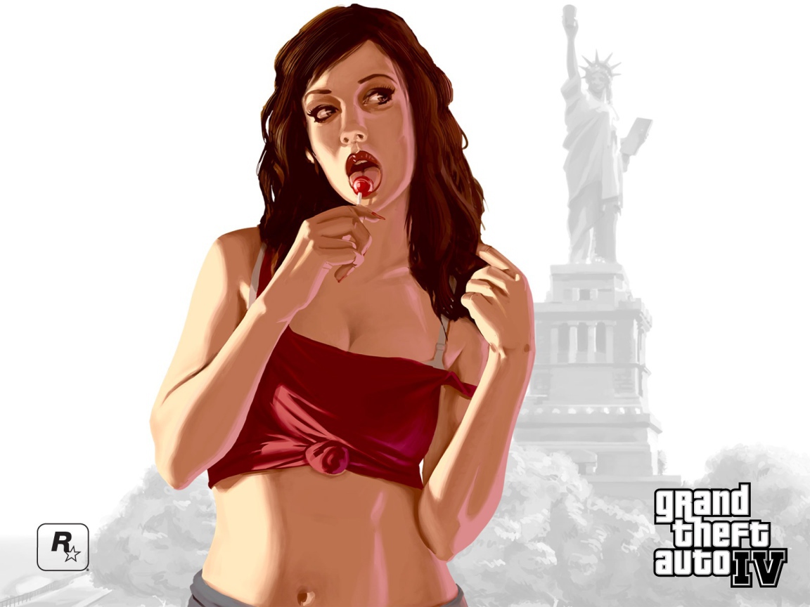 Девушка из Grand Theft Auto 4
