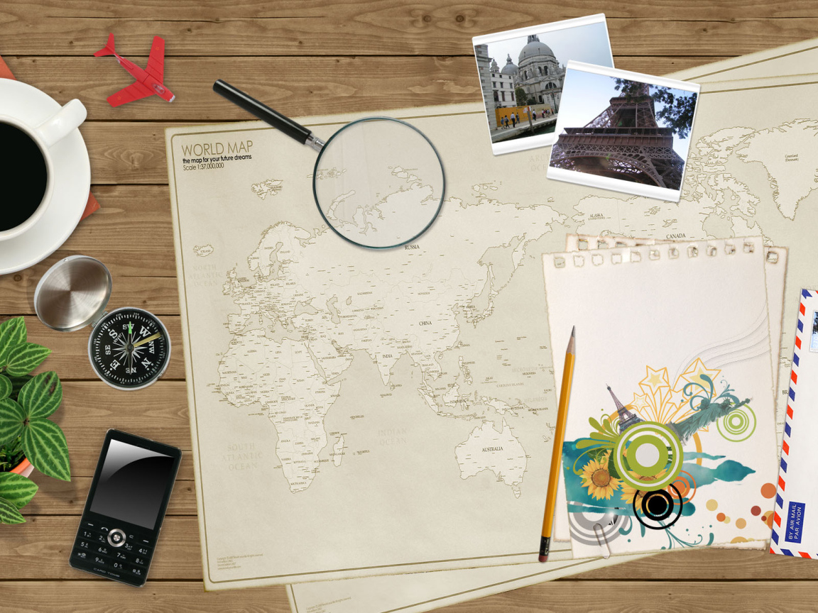 Рабочий стол путешественника